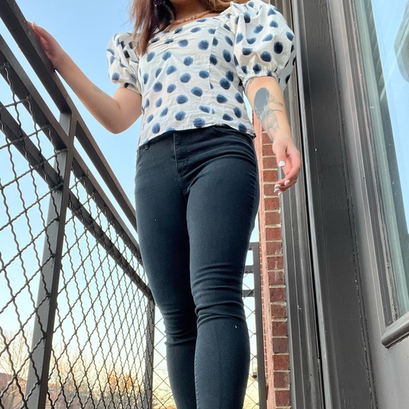 Polka dot blouse - Picture 1 of 5